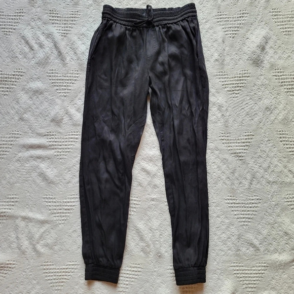Fidelity Black Tencel  Lightweight Causal Jogger Pant - Picture 1 of 12
